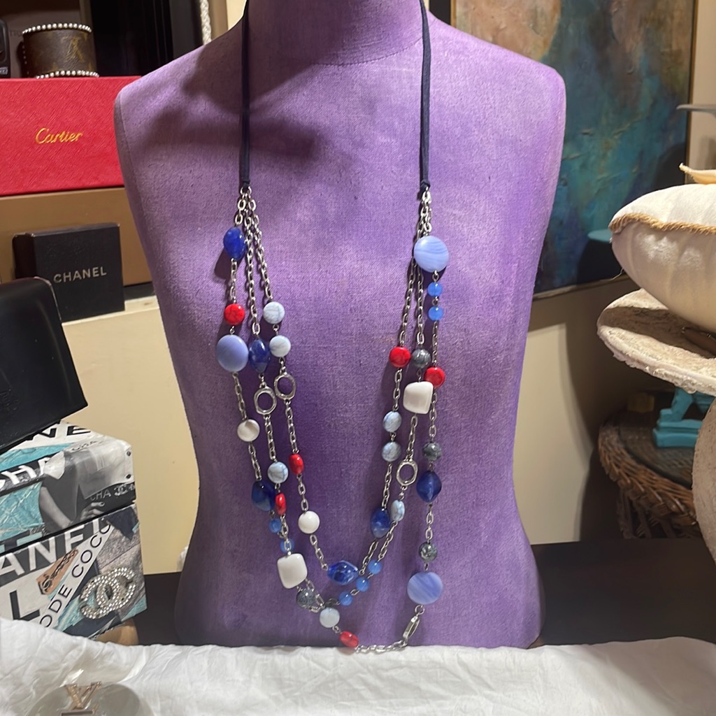 C1946 Mixed Stone Necklace -